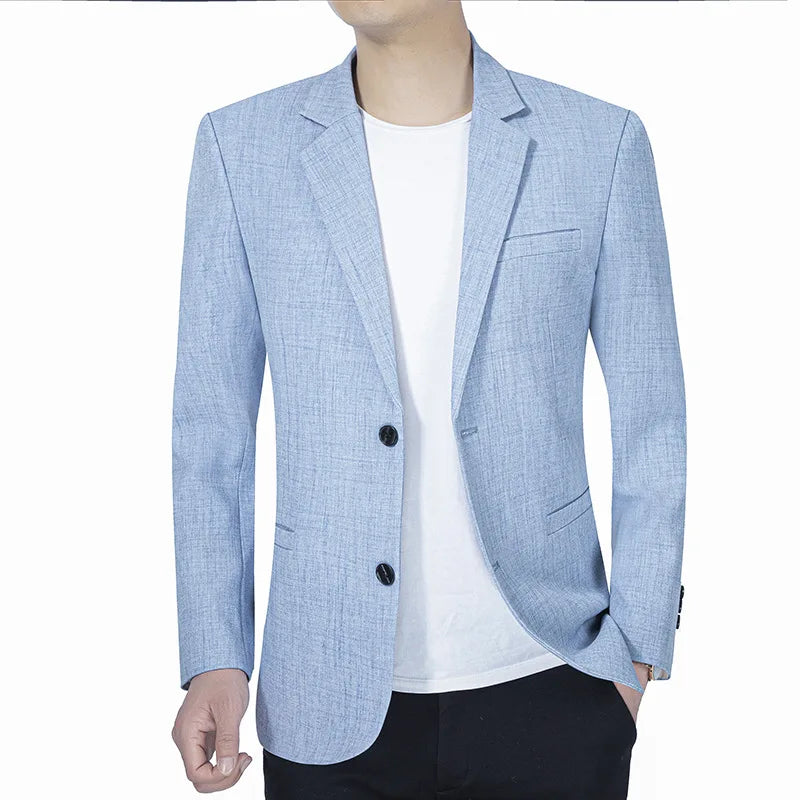 Linnen Blazer Lichtgewicht Zomerjas voor Dames