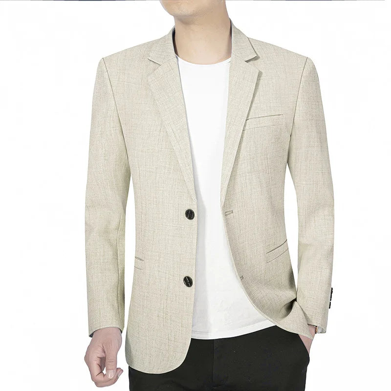 Linnen Blazer Lichtgewicht Zomerjas voor Dames