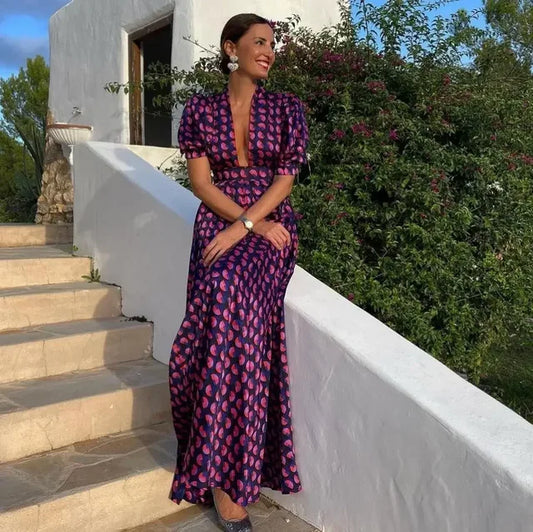 Zomerjurk Lange Elegantie voor Vrouw - StudioMarella