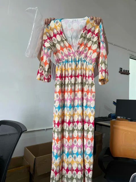 Zomerjurk Lange Elegantie voor Vrouw