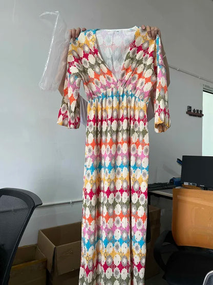 Zomerjurk Lange Elegantie voor Vrouw