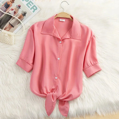 Vrouwelijke Elegant Blouse Jurk Stijl