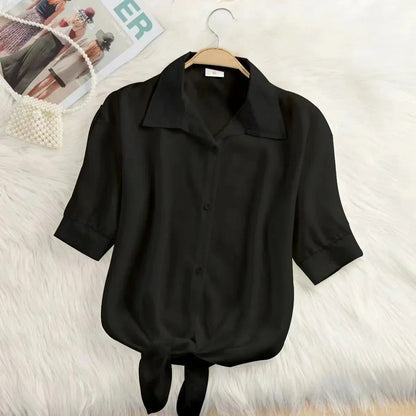 Vrouwelijke Elegant Blouse Jurk Stijl