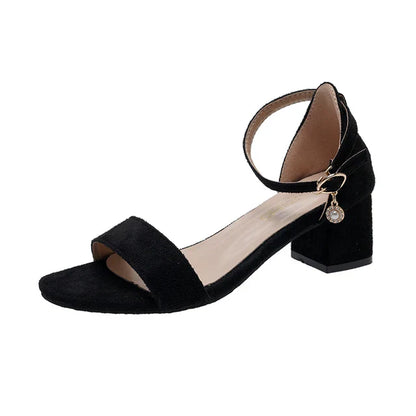 Zomer Sandalen Met Hak Dikke Zool Comfortabel