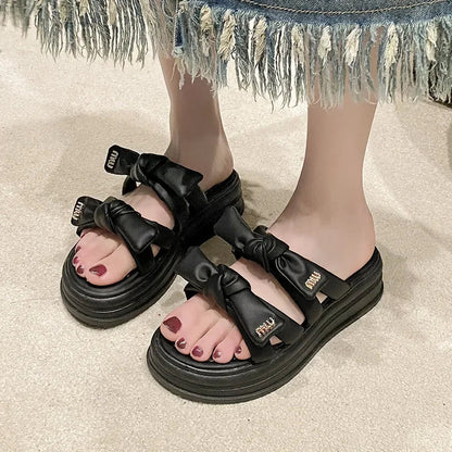 Zandalen met Dikke Zool Zomerse Stijl