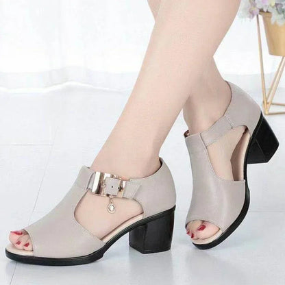 Zomersandalen Mode Comfortabel Leer
