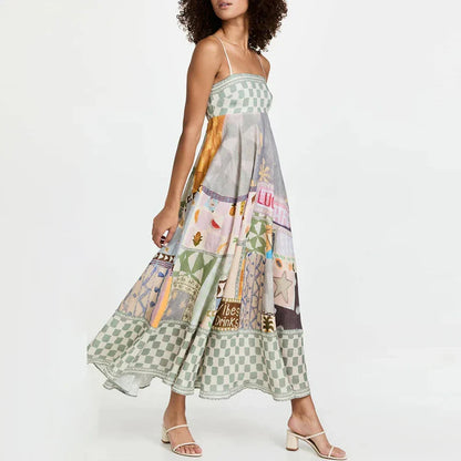 Lente Zomerjurk Vrouw Stella Moda Jurk