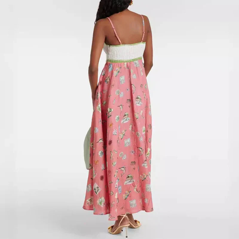 Lente Zomerjurk Vrouw Stella Moda Jurk