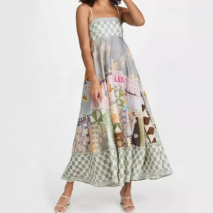 Lente Zomerjurk Vrouw Stella Moda Jurk