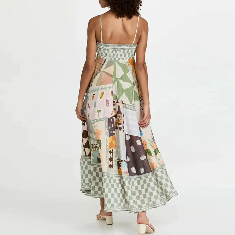 Lente Zomerjurk Vrouw Stella Moda Jurk