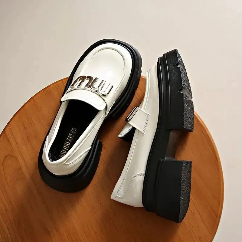 Stijlvolle Platform Loafers voor Vrouwelijke Chic Stijl