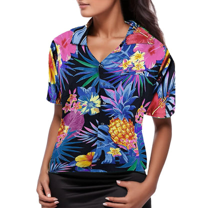 Bloemen Blouse Zomerse Vrouwelijke Top - StudioMarella
