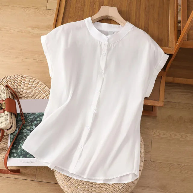 Katoenen Top Zomer Commuter Shirt voor Heren - StudioMarella