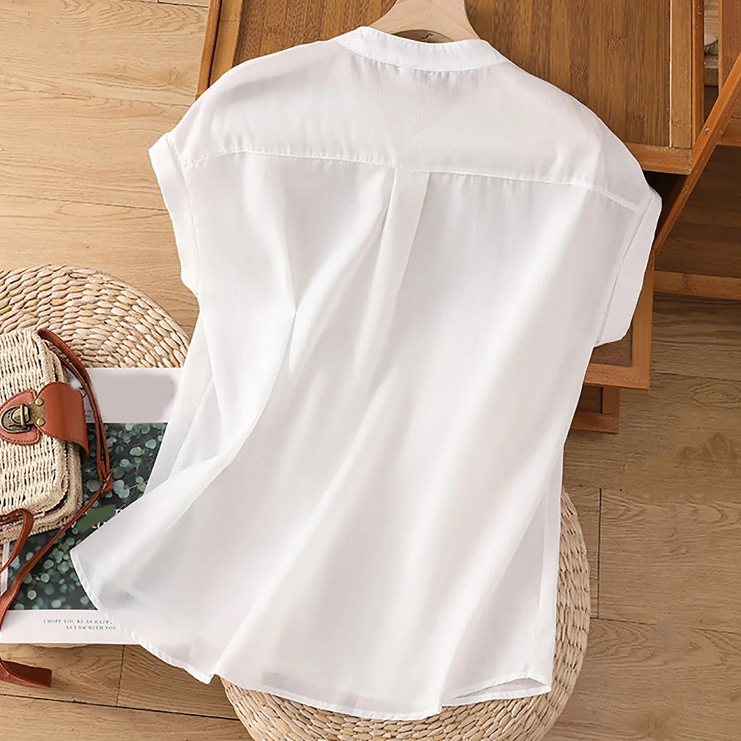 Katoenen Top Zomer Commuter Shirt voor Heren