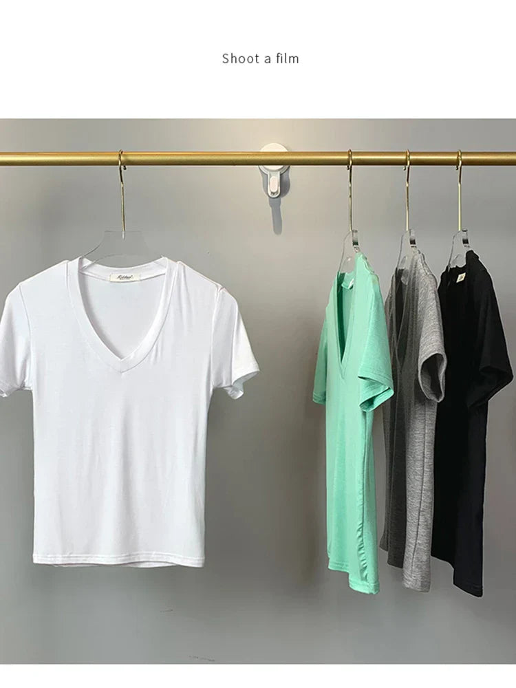 Vrouwelijk Sport T-shirt Zacht Stretch voor Zomer