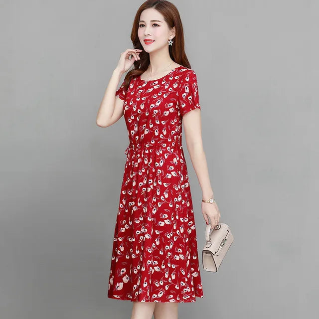 Zomerse Maxi Jurk met Bloemenprint Vrouwen - StudioMarella