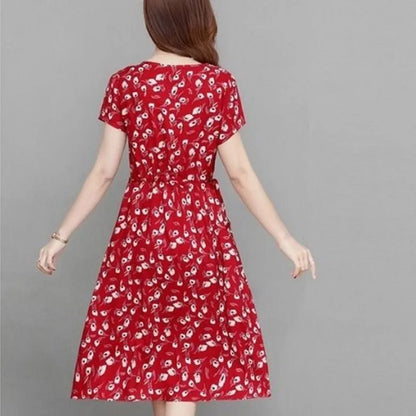 Zomerse Maxi Jurk met Bloemenprint Vrouwen