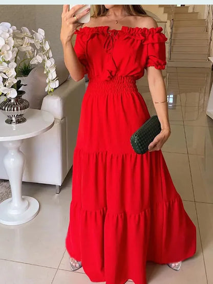 Boho Maxi Jurk Zomerse Vrouwen Jurk Lange Jurk