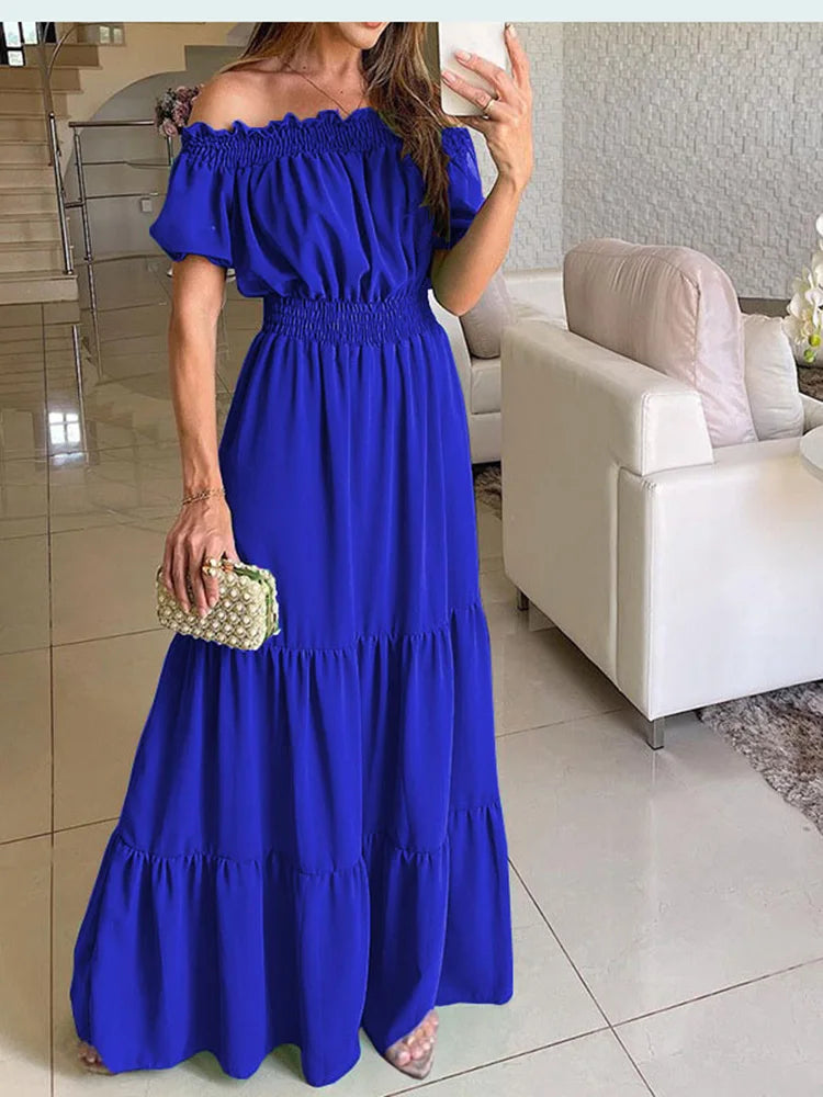 Boho Maxi Jurk Zomerse Vrouwen Jurk Lange Jurk