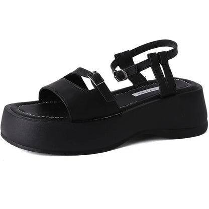 Gladiator Sandalen Zomer 2024 Hoge Hak Elegante Dames