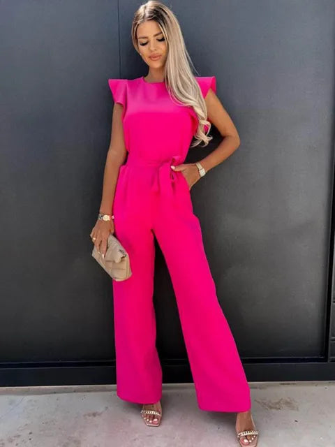 Dames Jumpsuit Zomer Jurk Stijlvol Lange Mouw