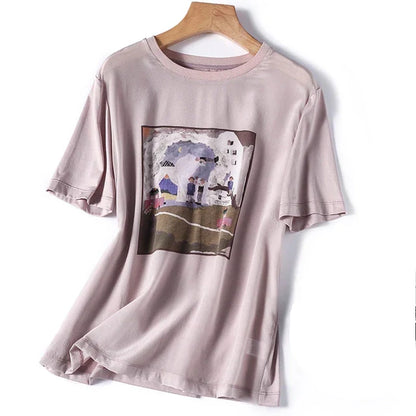 Zomer T-shirt van Silken Dream Licht en Comfortabel