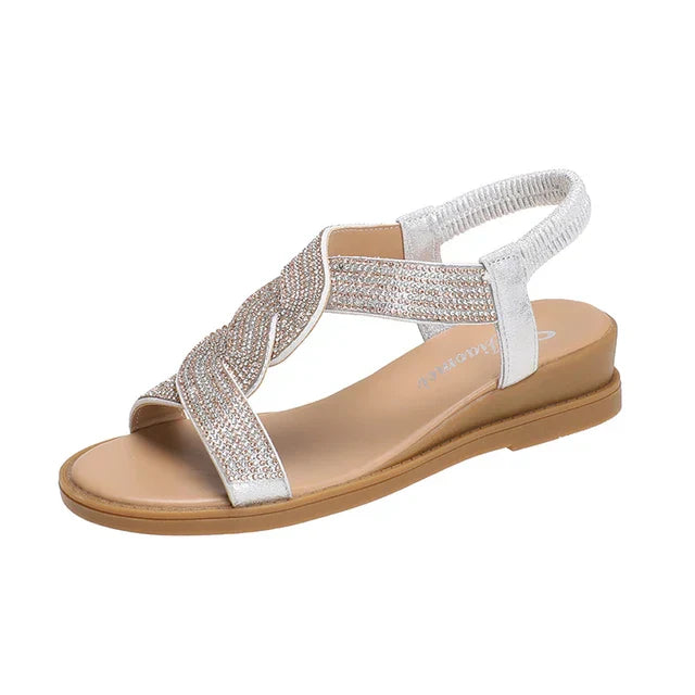 Zomersandalen Romeinse Stijl Leer Comfortabel