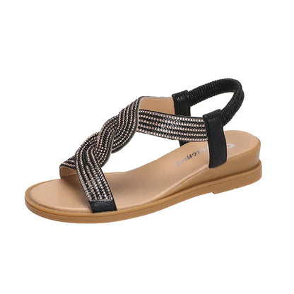 Zomersandalen Romeinse Stijl Leer Comfortabel - StudioMarella