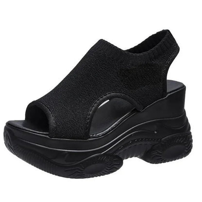 Gebreide Sandalen Zomer Vis Mond Design