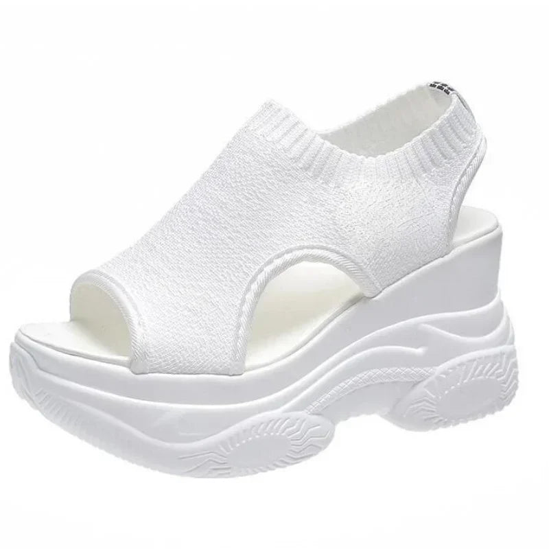 Gebreide Sandalen Zomer Vis Mond Design