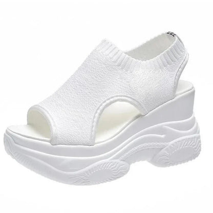 Gebreide Sandalen Zomer Vis Mond Design