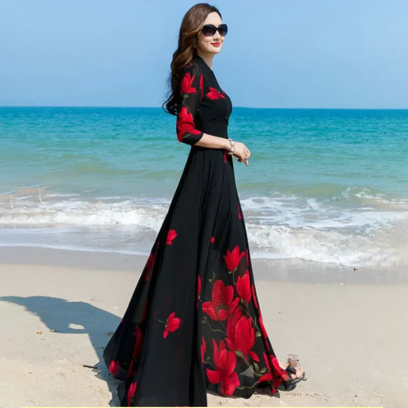 Zomerjurk Lente Stijl Vrouwelijke Mode
