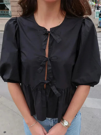 Zomerse Blouse Vrouwelijk Licht en Luchtig