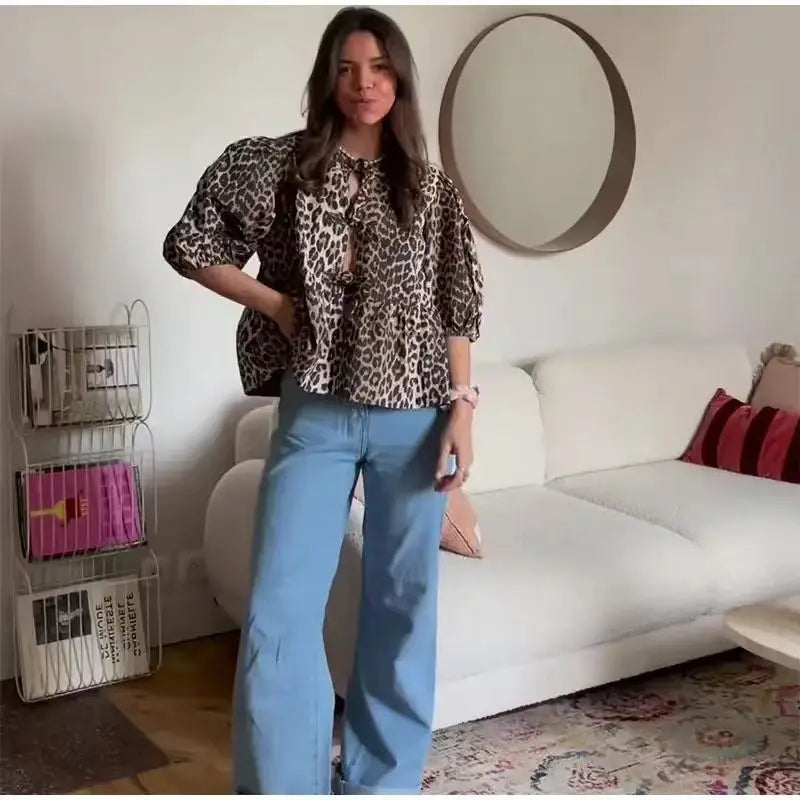 Zomerse Blouse Vrouwelijk Licht en Luchtig