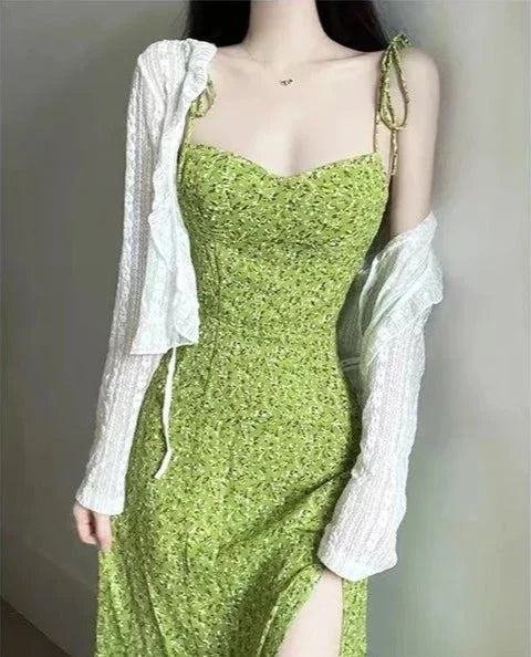 Zomerjurk met Tailleband Nieuwe Collectie Vrouwelijke Stijl - StudioMarella