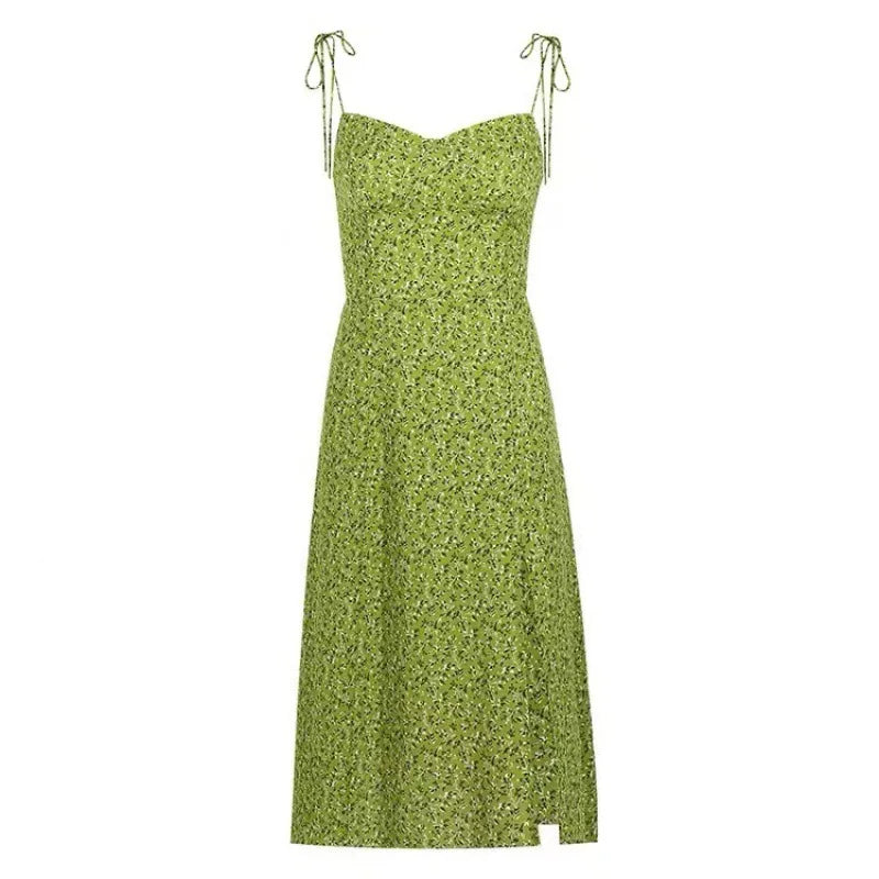 Zomerjurk met Tailleband Nieuwe Collectie Vrouwelijke Stijl