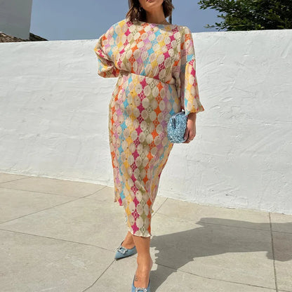 Zomerjurk Geometrisch Vrouwenjurk Zomerse Vibe