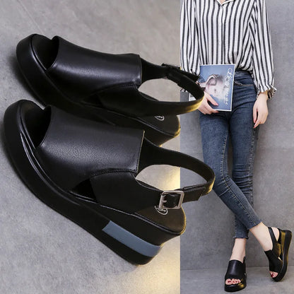 Zandalen Platform Sandalen voor Vrouwen Zomer