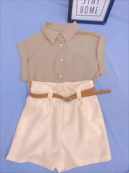 Dames Shorts Set Zomer Mode Trendy Casual