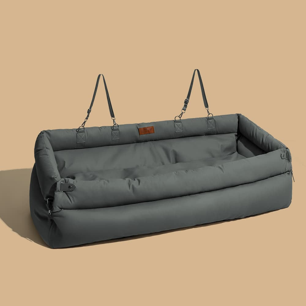 Auto Hondenmand Reistas Veilig & Comfortabel Zwart Grijs Oranje Beige Hondenmand Auto voor Kleine tot Middelgrote Honden
