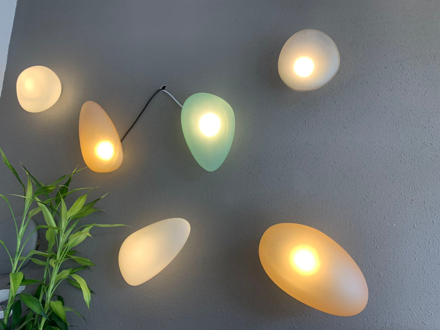 Moderne Glazen Wandlamp met Sfeervolle Ovale Kap – Stijlvolle Minimalistische Verlichting voor Hal Slaapkamer Woonkamer