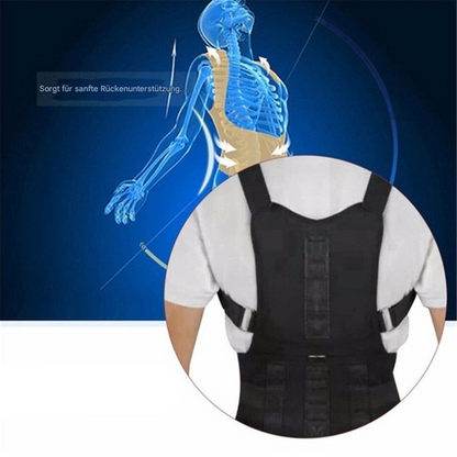 Magnetische Rugsteun voor Postuurondersteuning en Pijnverlichting – Verstelbaar Lendensteunbandage met Magneettherapie