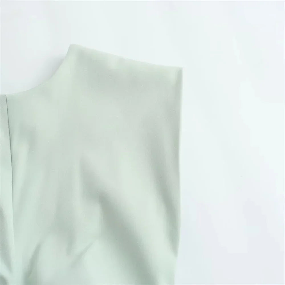 Zomerjurk Parelwit Chic Vrouwelijke Stijl