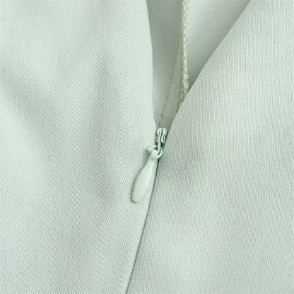 Zomerjurk Parelwit Chic Vrouwelijke Stijl