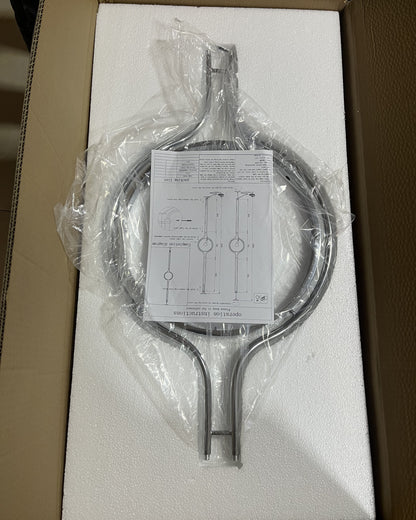 Moderne Vloerlamp met Chroomafwerking en Acrylbollen – Sfeervolle Verlichting voor Woonkamer en Slaapkamer
