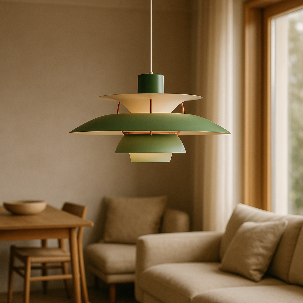 Hanglamp Metaal E27 Groen Eettafel Woonkamer Gelaagde Designlamp Scandinavische Hanglamp Sfeerverlichting Interieur