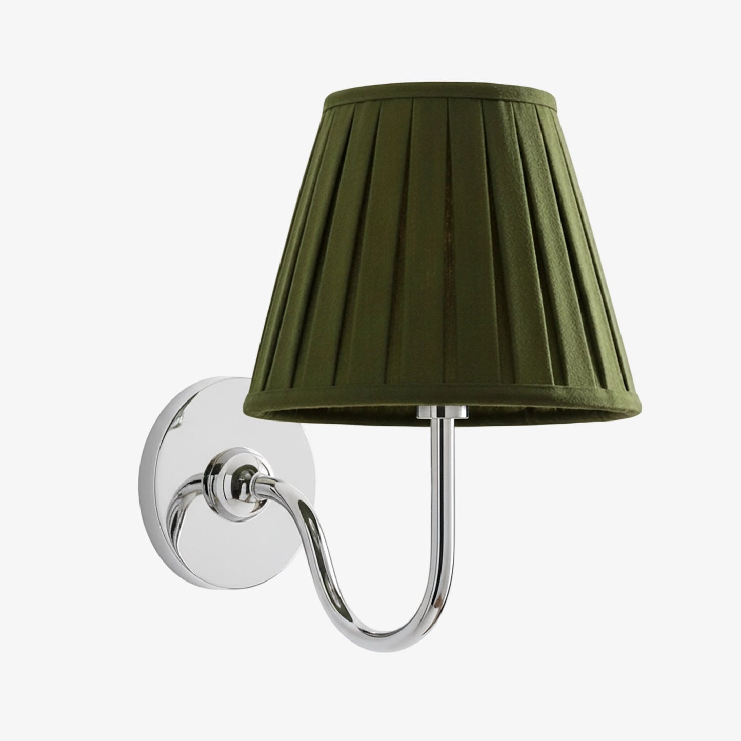 Wandlamp met Geplisseerde Stoffen Kap – Klassieke Verlichting voor Slaapkamer en Woonkamer