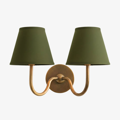 Wandlamp met Geplisseerde Stoffen Kap – Klassieke Verlichting voor Slaapkamer en Woonkamer
