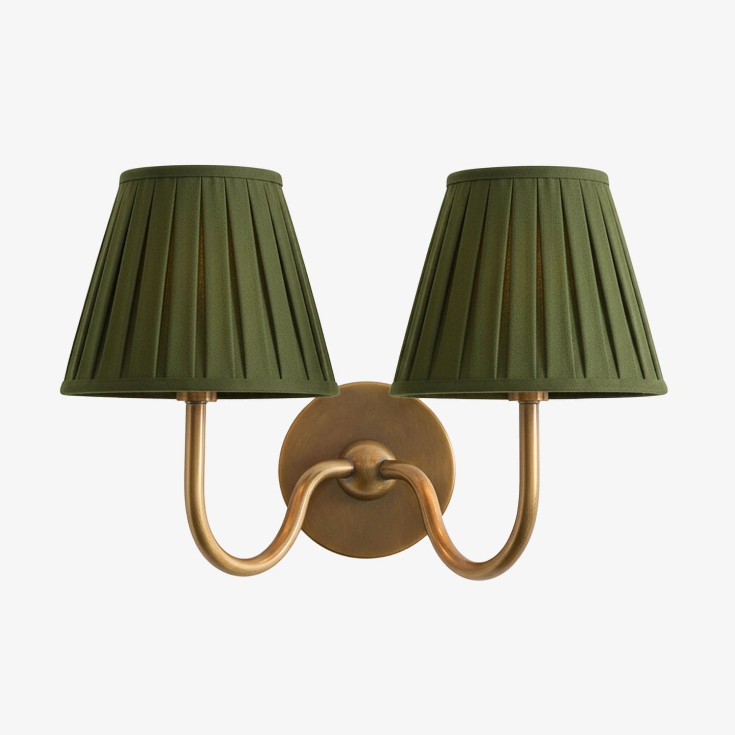 Wandlamp met Geplisseerde Stoffen Kap – Klassieke Verlichting voor Slaapkamer en Woonkamer