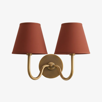 Wandlamp met Geplisseerde Stoffen Kap – Klassieke Verlichting voor Slaapkamer en Woonkamer
